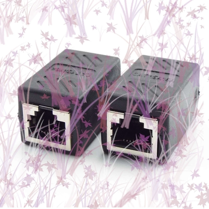 1/2/5pcs RJ45 Coupler Ethernet Cable Coupler LAN Connector Inline Cat7/Cat6/Cat5e Network Extender Adapter Female to Female C3