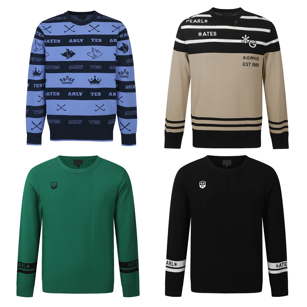 "Trend iger High-End-Herren-Strick pullover! Luxuriös und individuell! Modischer neuer Pullover, Sport golf, warm!"