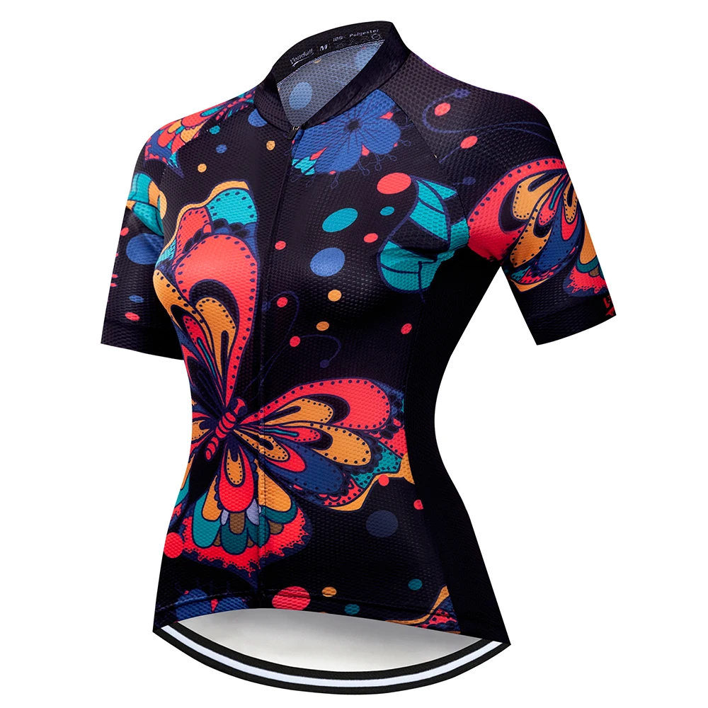 Team Summer Cycling Clothing Women Cycling Jersey Tops Racing Short Sleeve MTB Bike Jersey Shirt Quick Dry Ropa Ciclismo Maillot