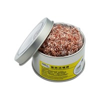 Cleaning Ball Desoldering Soldering Iron Mesh Filter Cleaning Nozzle Tip Copper Wire Cleaner Ball Metal Dross Box Clean Ball