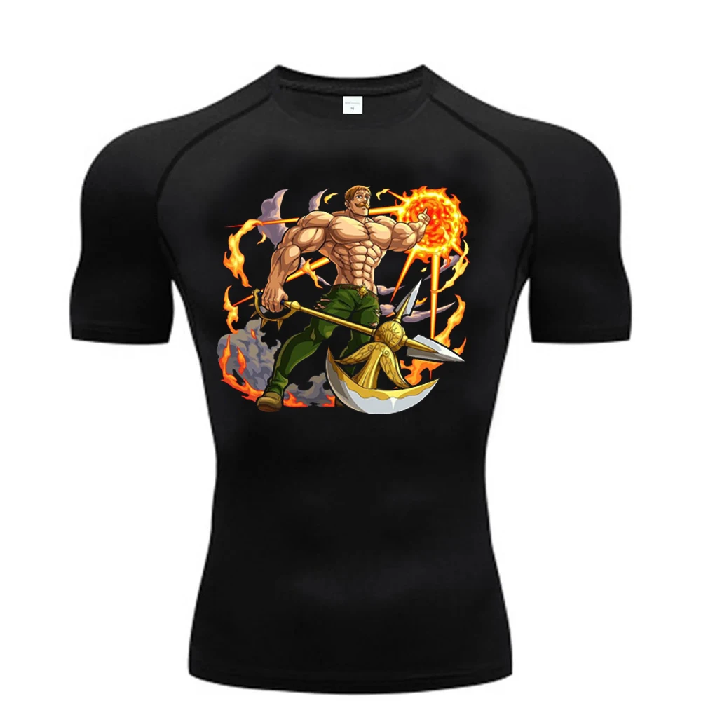 Seven Deadly Sins t-shirt Fitness Gym Fitness 80s kawaii clearance sales party scene  scene  dollette Psychedelic japan
