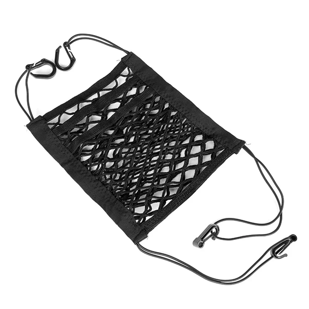 Universal Car Strong Elastic Car Mesh Net Bag Between Car Organizer Seat Back Storage Bag Luggage Holder Pocket