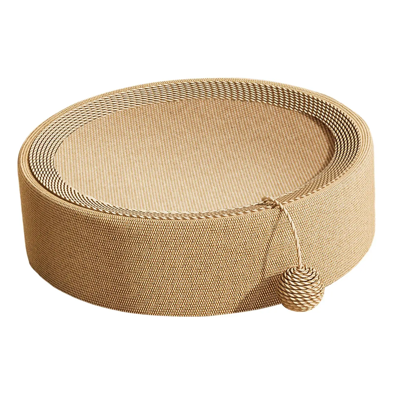 

Cat Scratcher Lounge Bed Non Slip Rest 40cm Diameter Cat Scratch Pad