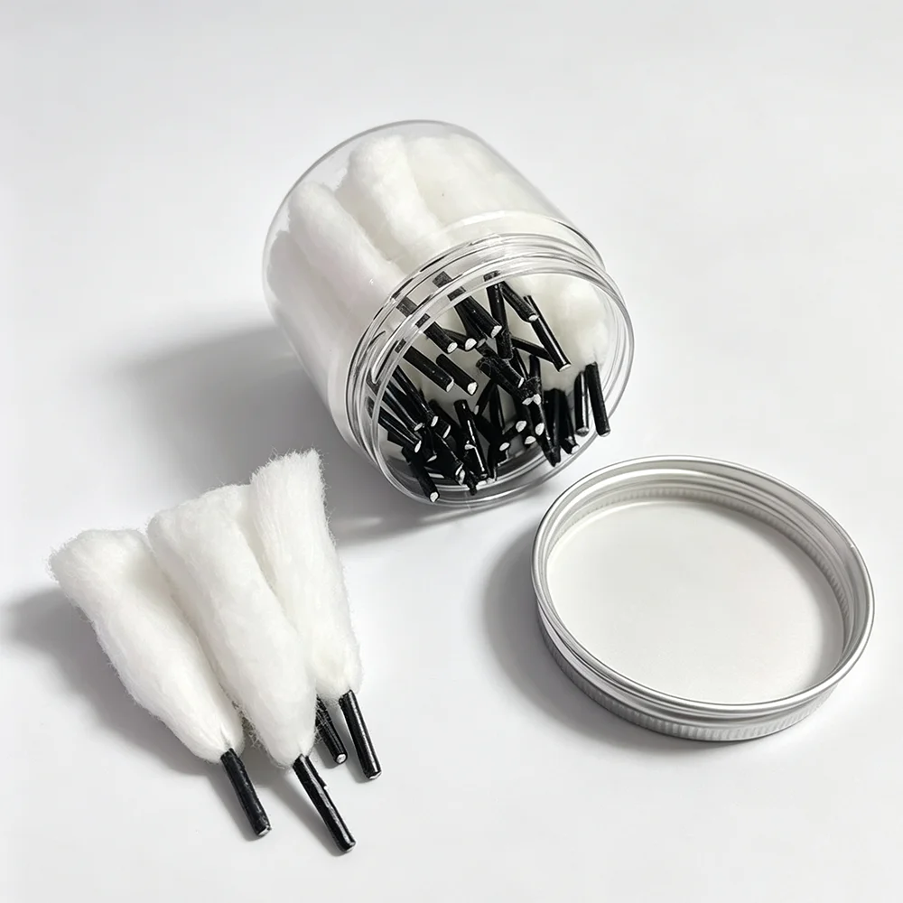 50pcs/Box Organic Preloaded Wi - Cotton Wick Organic ulasan dan harga