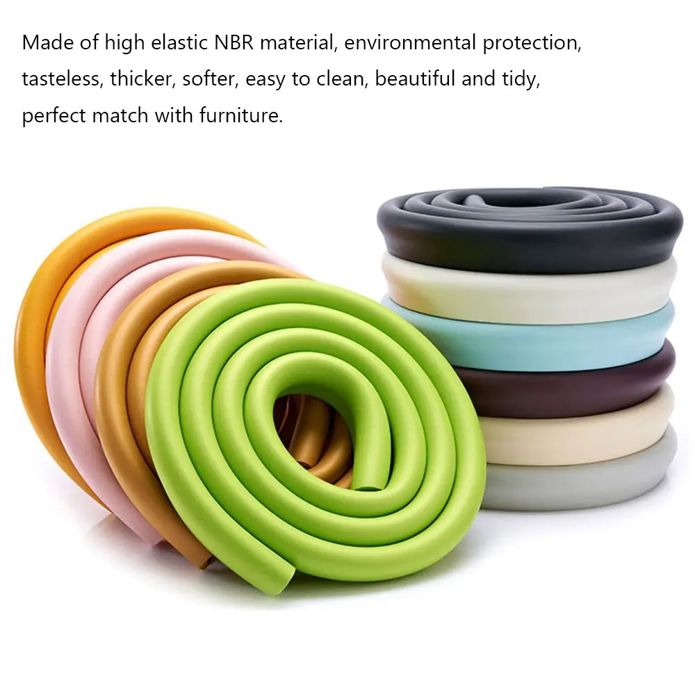 2m Collision Cushion Foam Bumper Free Tape Baby Safety Desk Edge Guard Strip Table Corner Protector