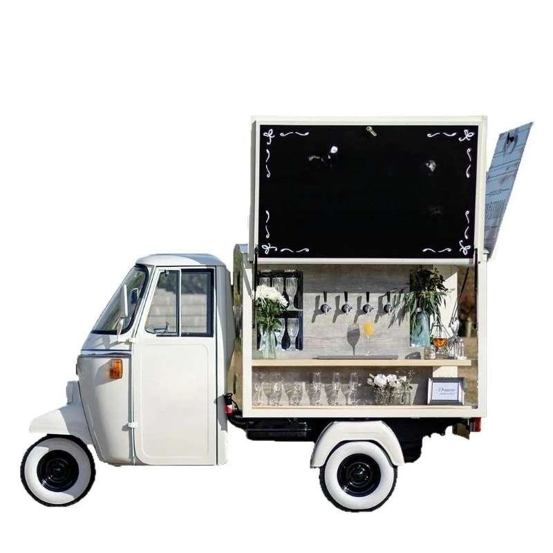Electric multi-functional snack cart stall sale cart