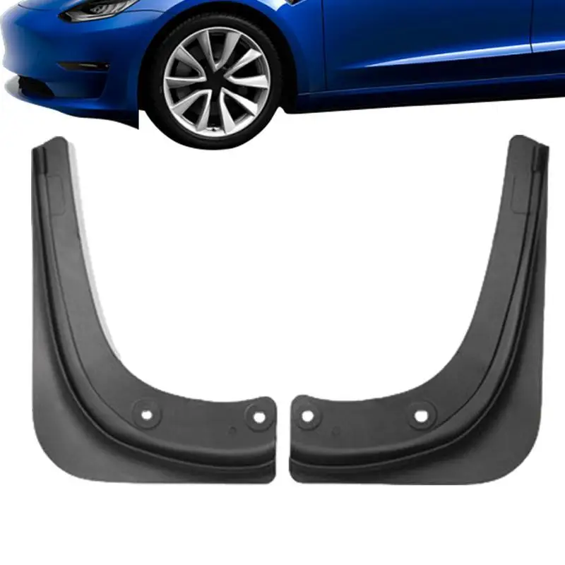 Durable Front Rear Invisible Mud Fenders Modification Car Exterior Accessories 1 pair Mudguards Splash Guard For Tesla Model 3