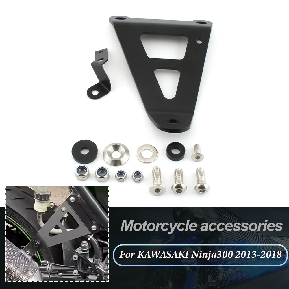 

Motorcycle Exhaust Hanger Bracket For KAWASAKI Ninja250 Ninja-250 Ninja300 Ninja-300 2013 2014 2015 2016 2017 2018