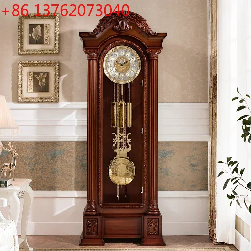 

German Hermle Movement European the Grandfather Clock Mechanical Living Room
