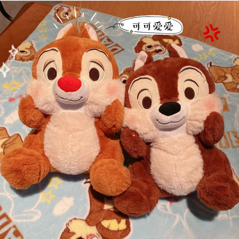 Disney Chip And Dale Plush Toy Stuffed Chipmunks Cartoon Cute Anime Plushies 30/60cm Soft Hug Pillow Sleeping Girl Gifts Toy