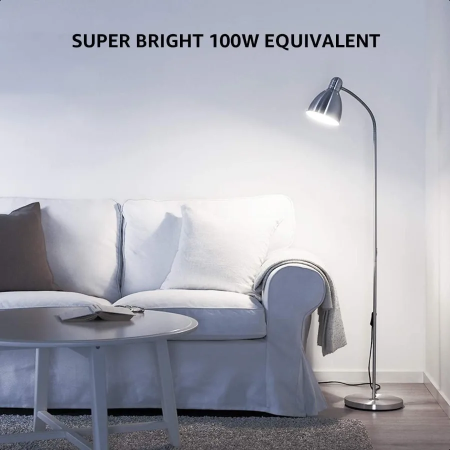 Ampoules LED équivalentes LE 100W 14W 1500 Lumens blanc lumière du jour 5000K nDimmable A19 E26 Base Standard 10000 heures à vie Pac