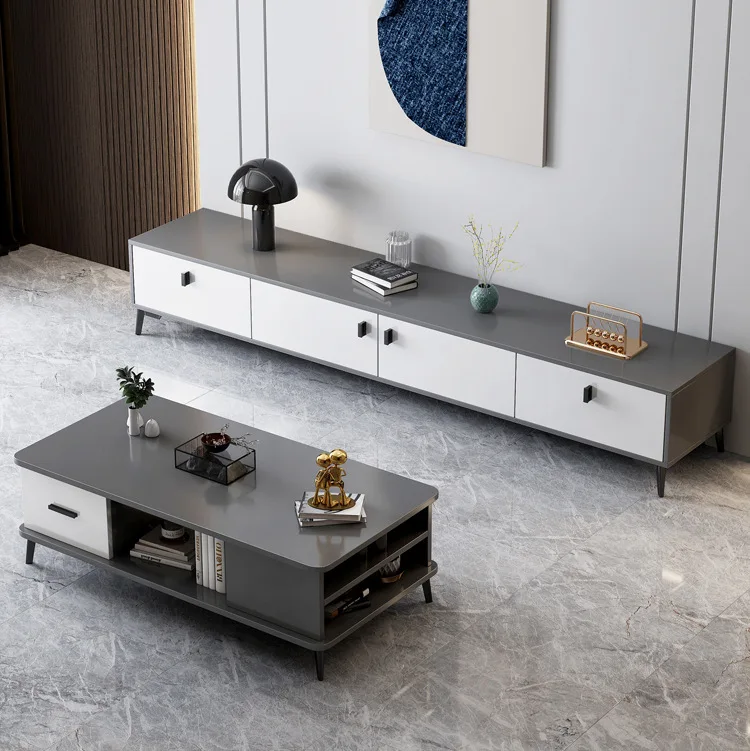 

TV Cabinet Modern Living Room Storage Storage Cabinet Integrated TV Cabinet