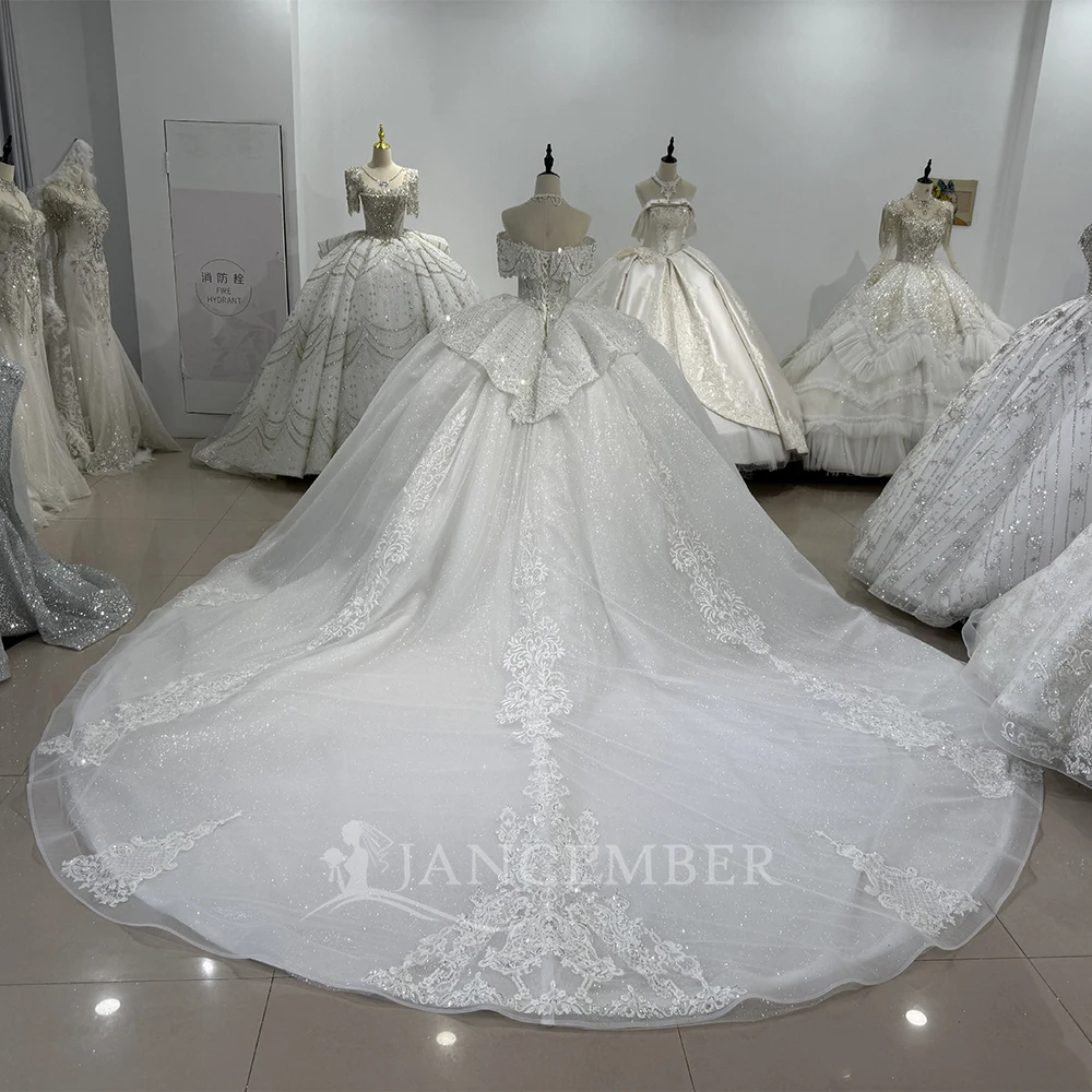 Vestido principal de noiva personalizado, mangas removíveis, vestido de casamento, luz, alta qualidade, cauda pesada, alta qualidade