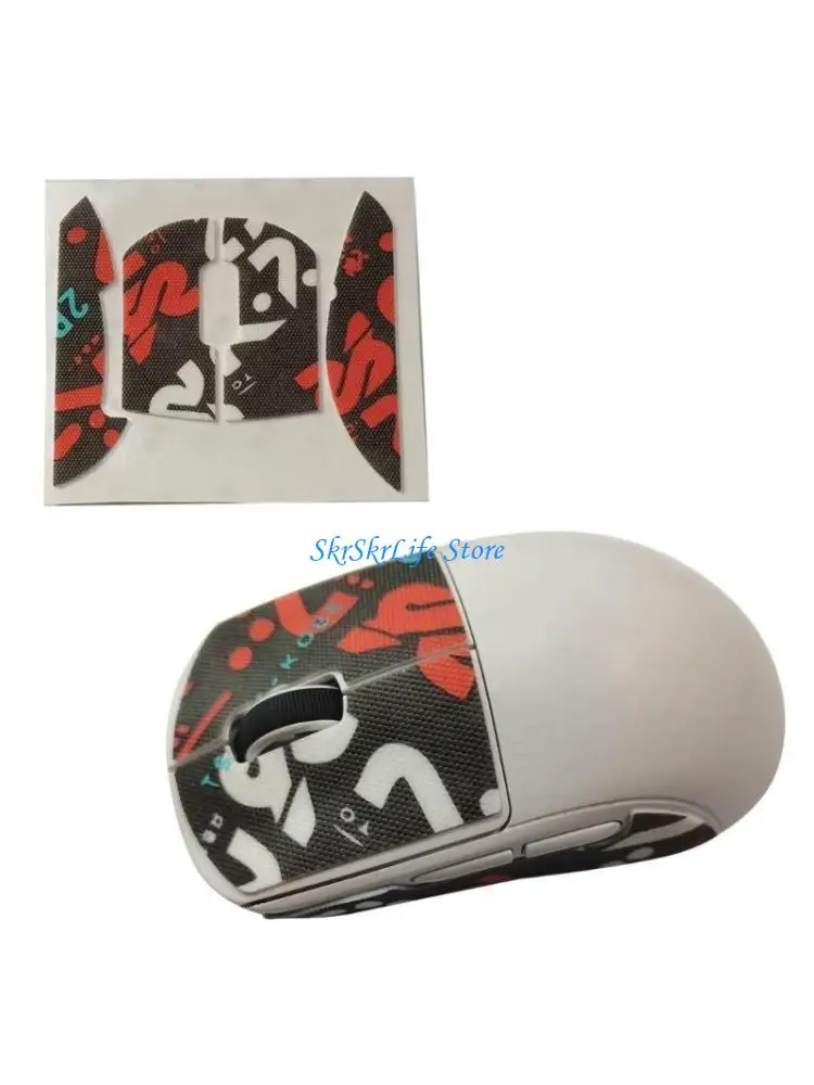 

E65E Mouse Grip Tape Skates Sticker Non Slip Skin Suck-Sweat For Pulsar Mouse