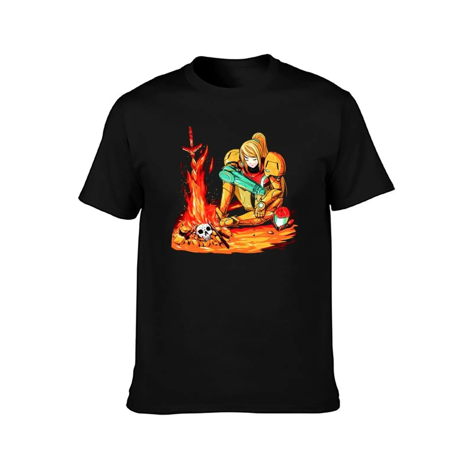 Dark Samus T-Shirt Stain Resistant Casual Tee