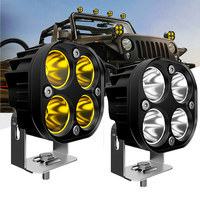 3Inch 40W Pod Lights LED Offroad Driving Fog Lights Work Auxiliary Bumper Lights Fit for Car Truck ATV UTV Boat Motorcycle