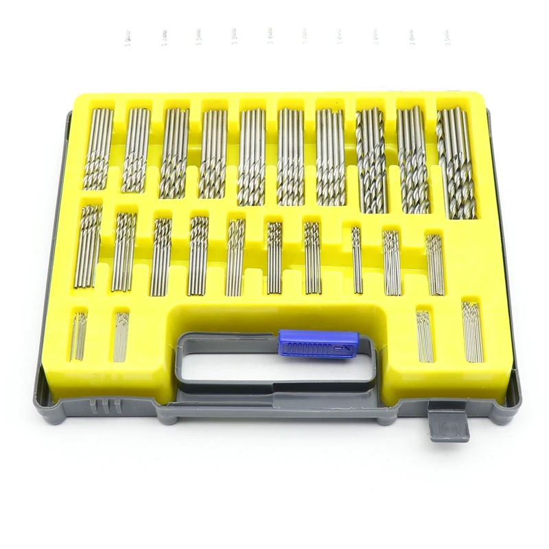 

0.4MM-3.2MM 150Piece Mini Twist Drill Bit Kit HSS Micro Precision Twist Drill for Woodworking Plastic HSS Drill Bit Set