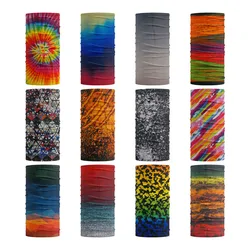 Colorful Printed Face Bandanas Men Women Outdoor Sports Neck Gaiter Seamless Multi-use Headband Balaclava Camping Headband