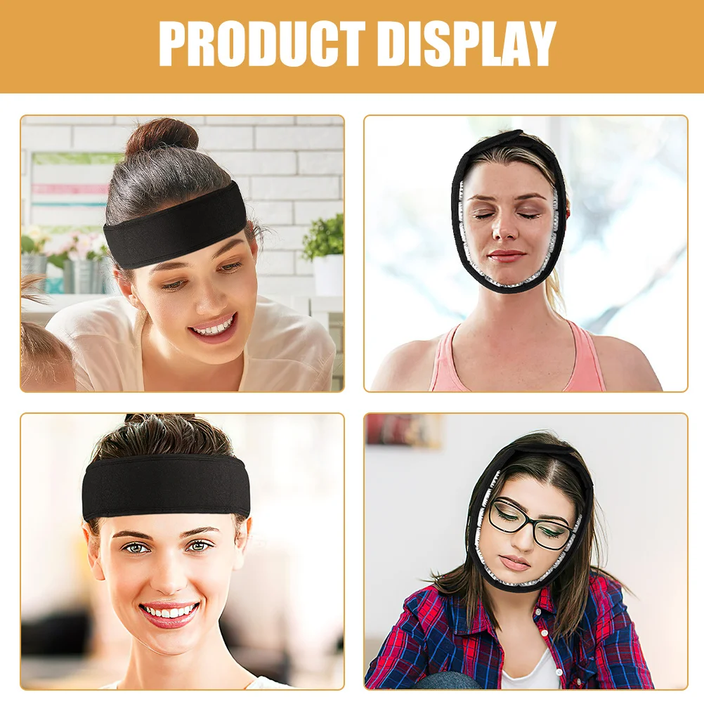 حزام تدليك الرأس، عصابة رأس بالضغط الإبري، لف قابل للتعديل، دعم القطن، حزام استرخاء العضلات المحمول، تخفيف ساعات طويلة