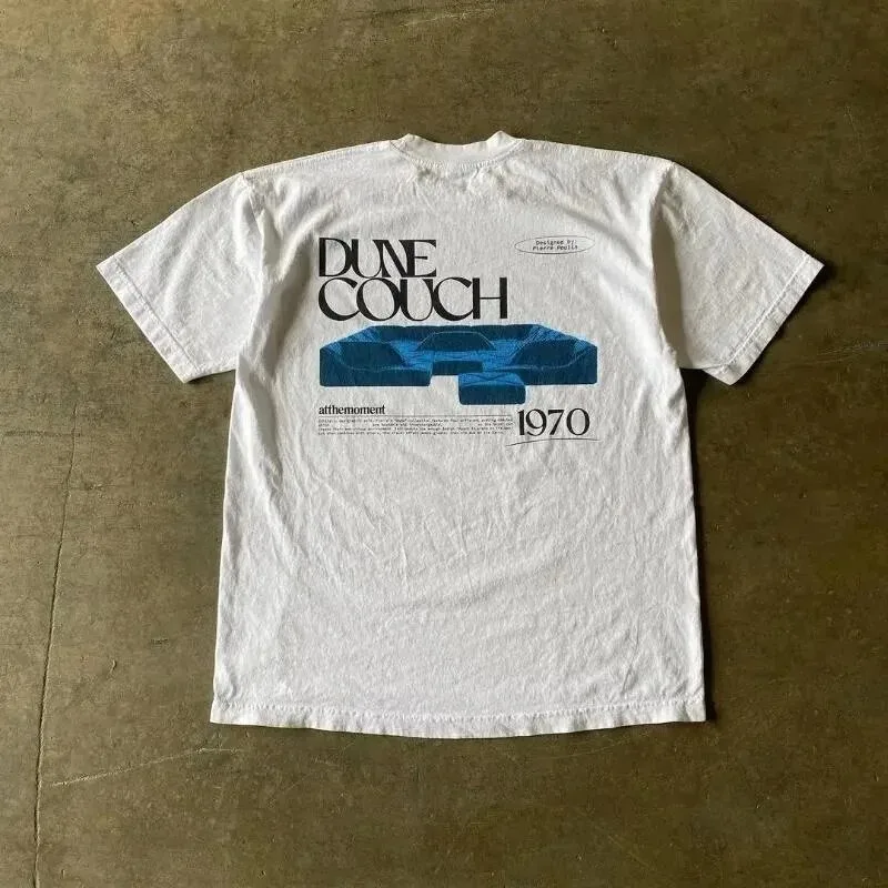 T-shirt Streetwear Summer T-shirt, Apple Sauce Printed, Gothic Cute Top, Short Sleeve, Y2K Korean Fashion