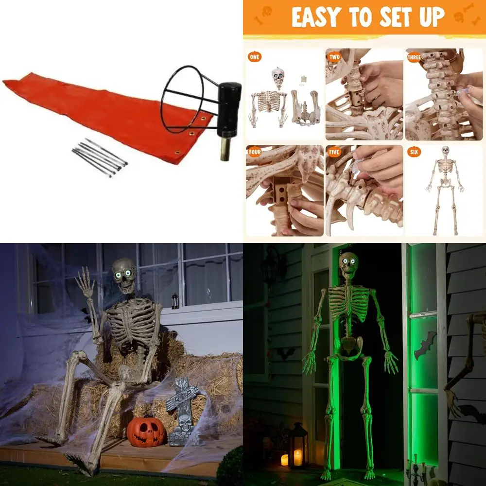 

American-Made 8 Ball Bearing Frame 36 Inch Orange Windsock for Outdoor Decor