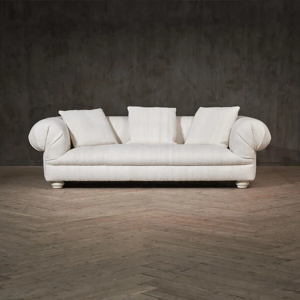 ！@Modern Design Home  Wood Canape Furniture Sofa  Comfortable French Style Sofa Recycled Pine Fabric  Furniture