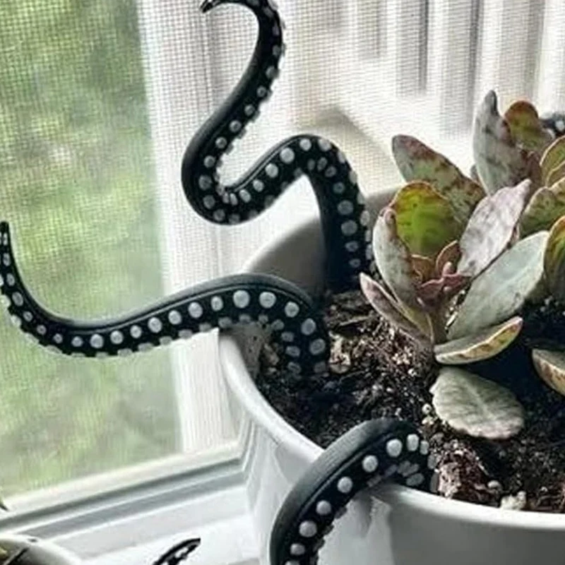 Tentacle Plant Decoration, Octopus Plant Tentacle Art Octopus Interior Decoration Garden, Plant Ornaments