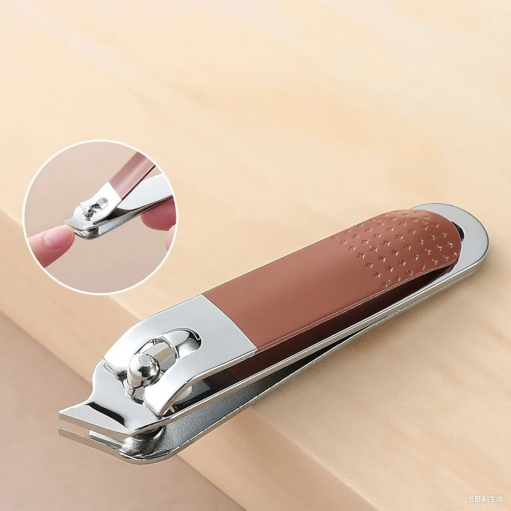 ​ Set da 6 pezzi per manicure e pedicure in acciaio inossidabile, kit per toelettatura, strumenti professionali per la cura delle unghie con custodia per donna, uomo, salone di casa ​