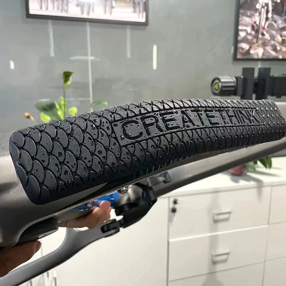 MTB Rennrad Kettenschutz Kettenstrebe Silikon Fahrradrahmen Pflegeschutz Selbstklebende Abdeckung Schutz für Anti-Kratzer – Detail 2