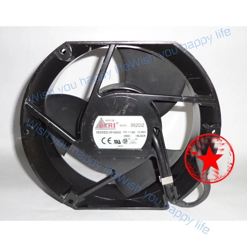 L... for ETRI 352DZ 15 * 17 * 50CM three-blade fan 24V 32.88W wind volume