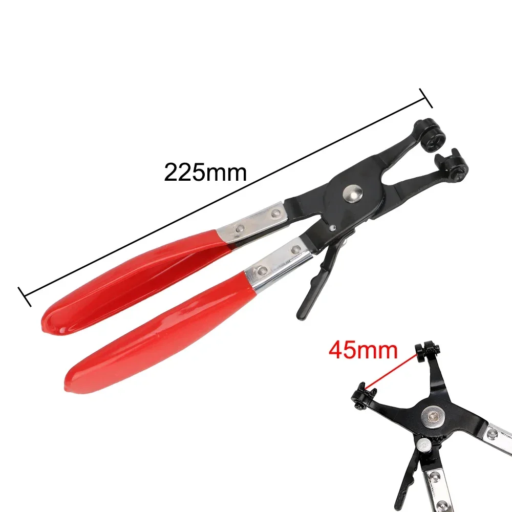 المشبك مجتذب قفل خرطوم السيارة المشابك كماشة انبوب ماء خرطوم شقة الفرقة حلقة نوع أداة لحديقة أدوات إزالة السيارات #3