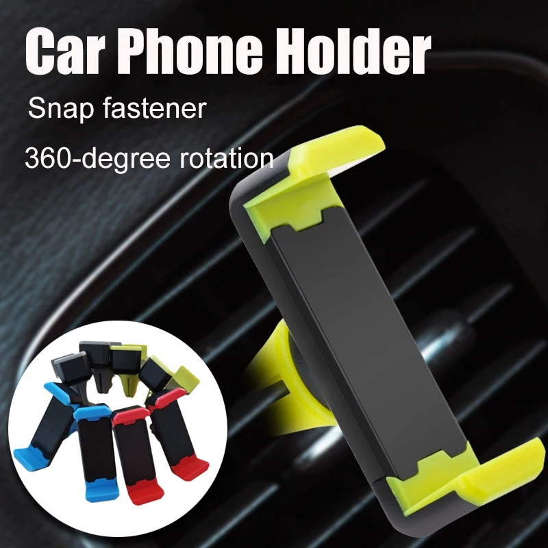 

Car Phone Holder Multi-functional Snap-on Mobile Navigation Mount 360-degree Rotatable Universal Vehicle Interior Accessory