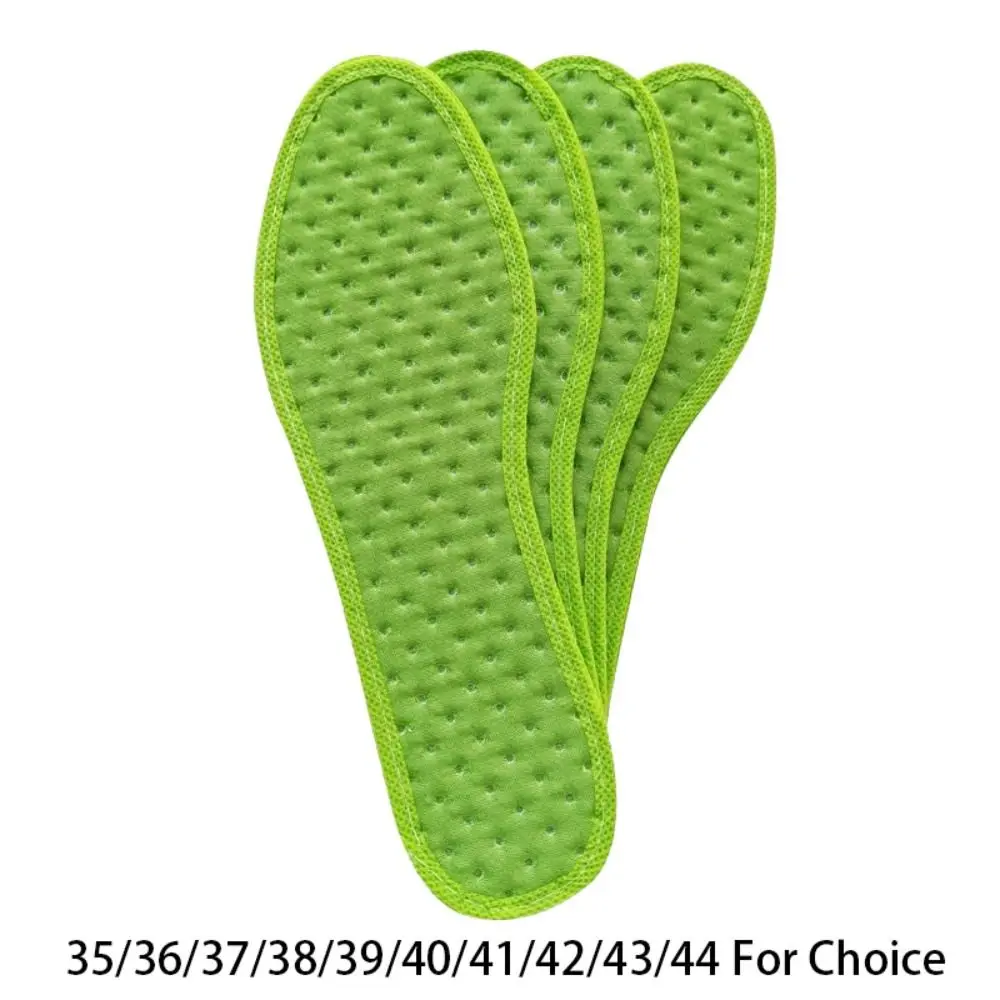 ใหม่ดูดซับเหงื่อรองเท้า Pads น้ําหนักเบา Feet Care Running Insoles ตาข่าย Breathable Bamboo Charcoal Deodorant Insoles