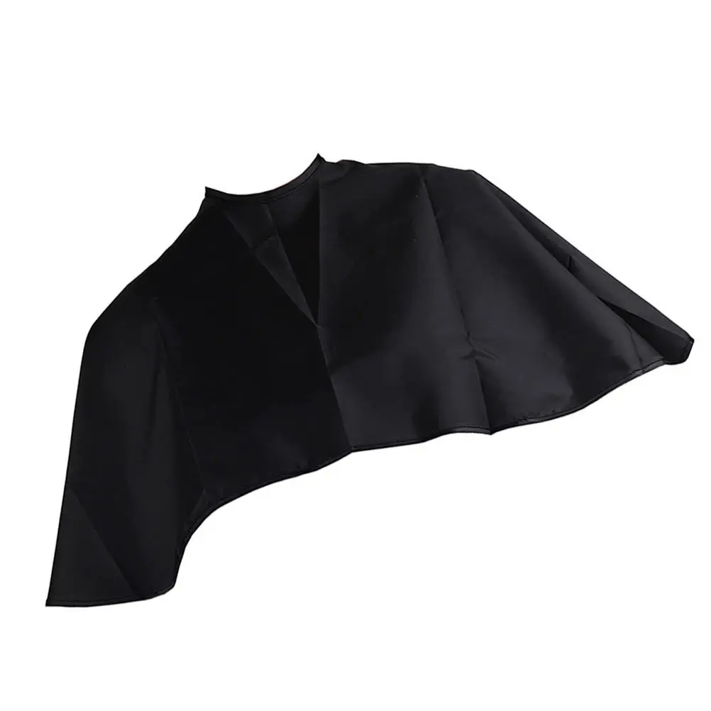 

1Pcs Black Barber Hair Cutting Cape Waterproof Adjustable Hook Loop Salon Haircut Cloth Professional Hairdressing Cloak