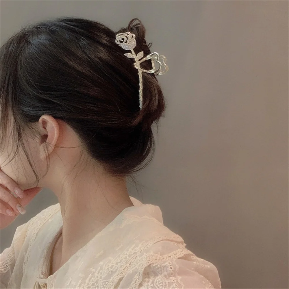 Hairpin Exquisite Ponytail Opal Hairpin Shark Clip Lovely Hair Clip Innovative Design Ponytail Claw Clip Fashion And Fashion