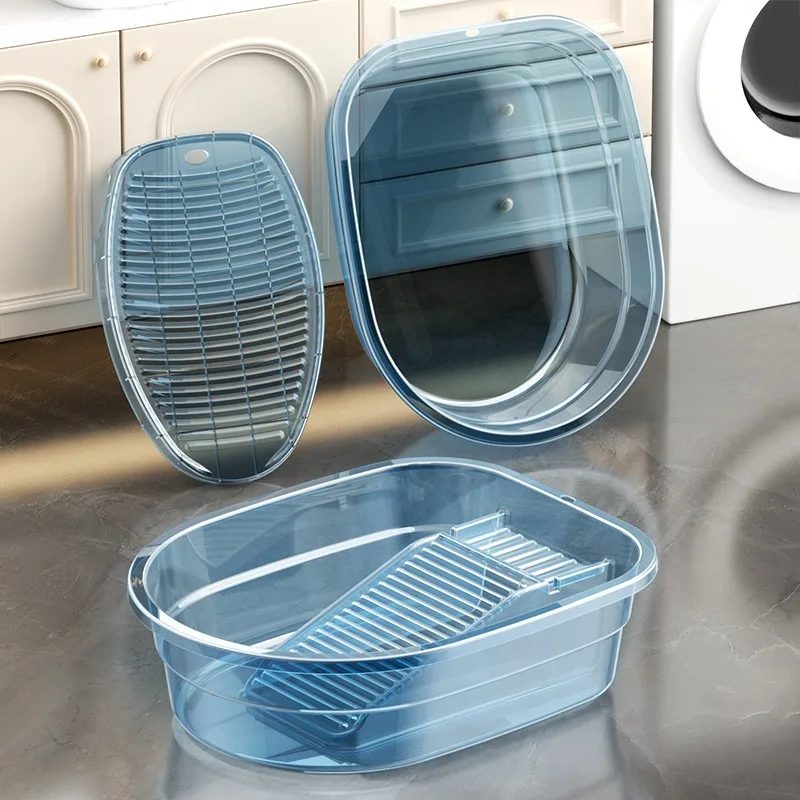 

Washboard for household use, thickened plastic laundry board, dormitory socks washing lazy artifact