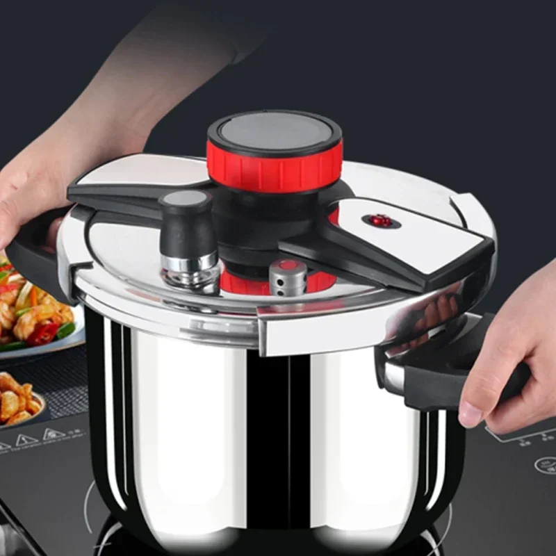 

Desktop Electric 304 Stainless Steel Pressure Cooker Explosion-proof Household Gas Stove Thickened Pressure Cooker