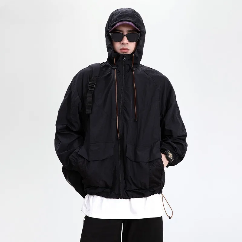 

Мужская дышащая повседневная дорожная и спортивная защита от солнца, легкая дышащая защитная куртка, куртка для рыбалки, куртка для скалолазания