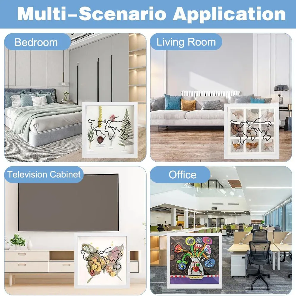 إطار صورة صندوق الظل مع فتحة علوية - عرض التذاكر/الذكريات، إطار صور لمذكرات السفر ومجموعة الهدايا التذكارية