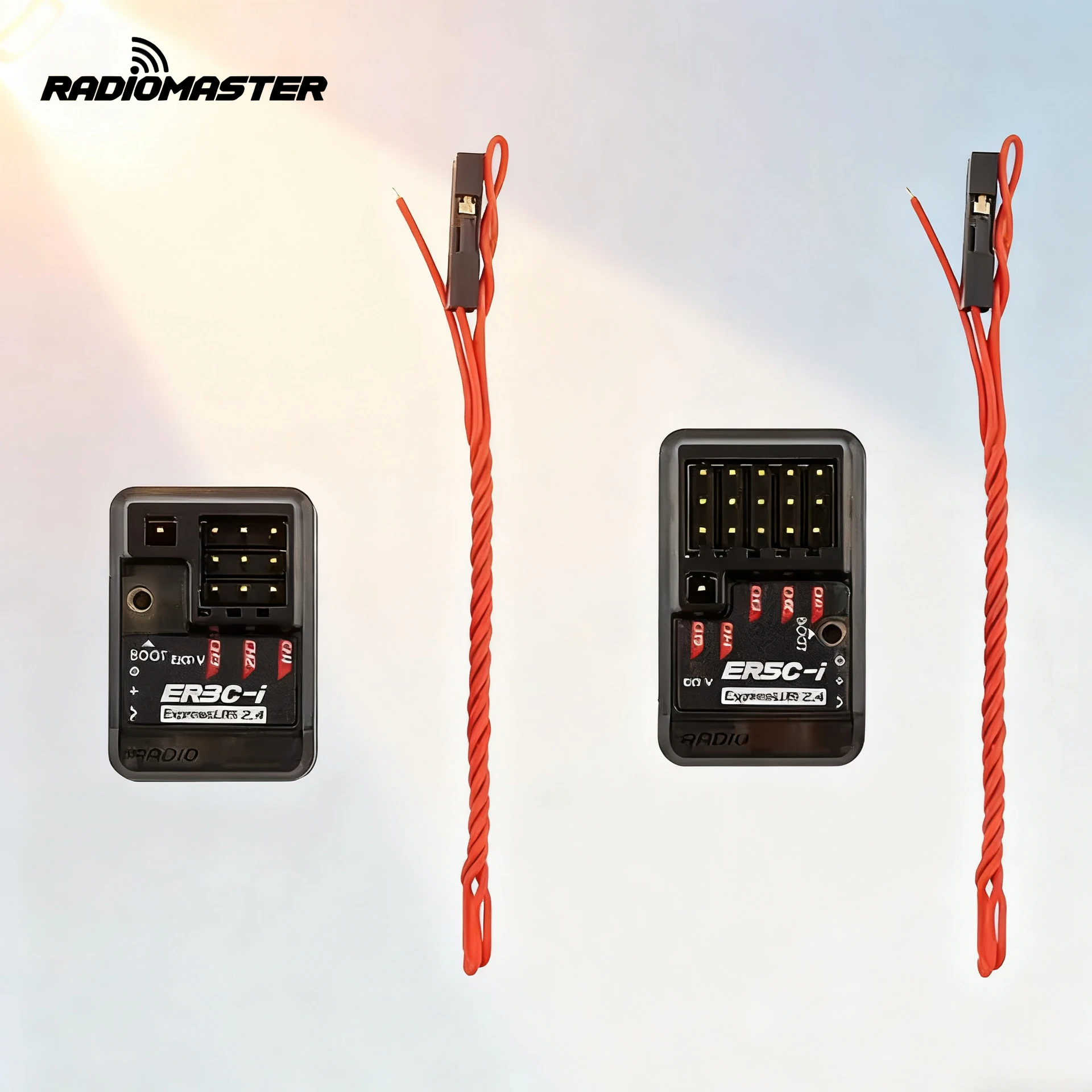 

RadioMaster ER3C-i ExpressLRS 2.4GHz PWM Receiver ER3Ci 2.4G 3CH ELRS RX Built-in Antenna For RC FPV Car Boat Truck