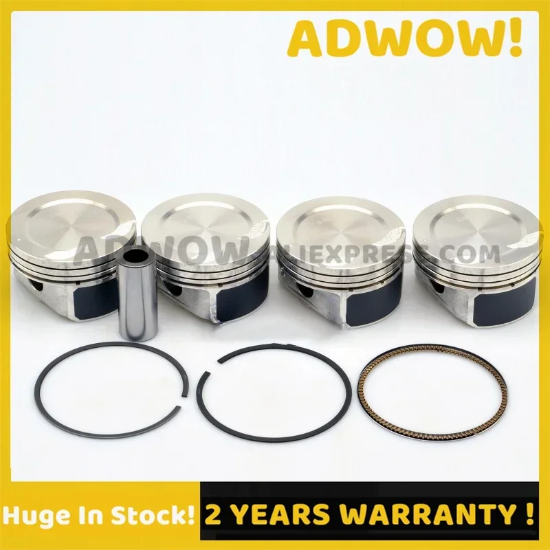 

4 шт. поршневая машина для Hyundai Veloster Creta 1,6 G4FC Kia K3 Cerato Seltos I 1,6 CVVT + 23041-2B901 23041-2B911 23041-2B921