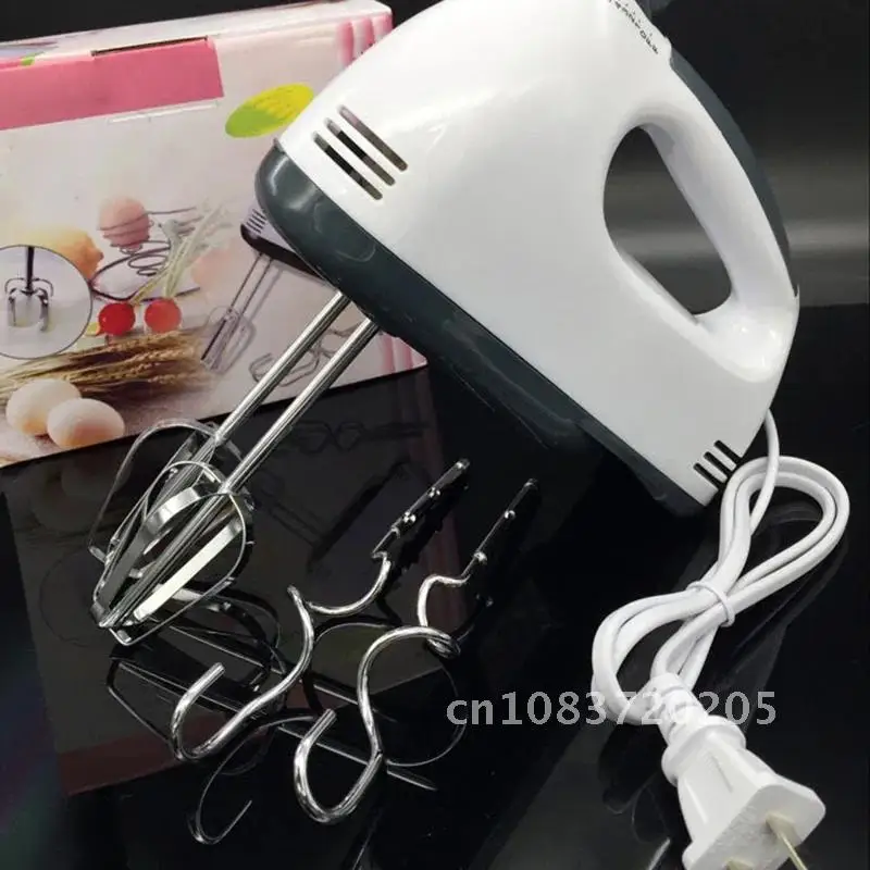 7 Speed Dough Hand Mini Mixer Food Blender Multifunctional Food Processor Kitchen Mini Electric Manual Cooking Tools