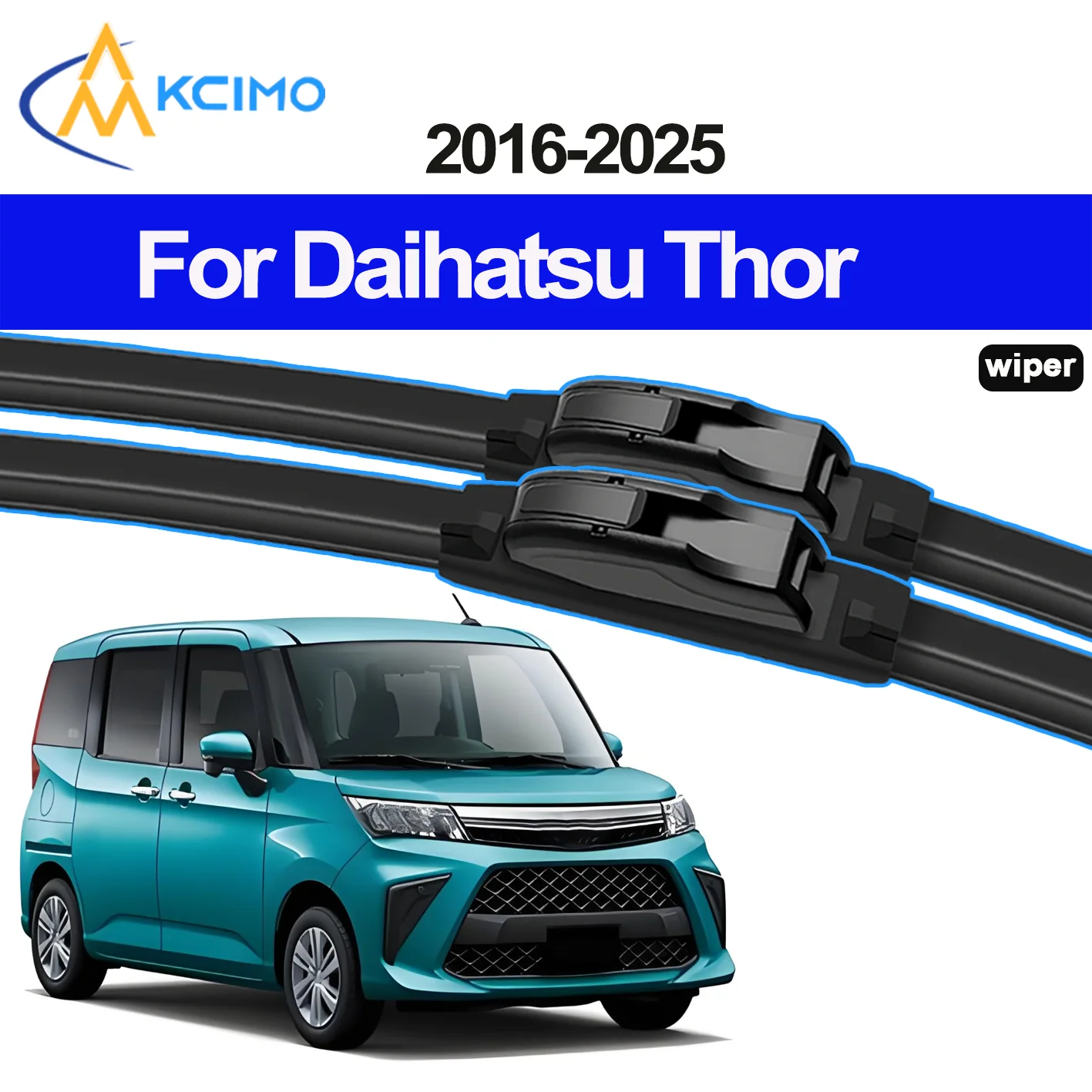 

2PCS New Wiper Blades Suitable for Daihatsu Thor M900 2016-2025 Toyota Roomy Toyota Tank (2016-2020) Subaru Justy Front Brushes