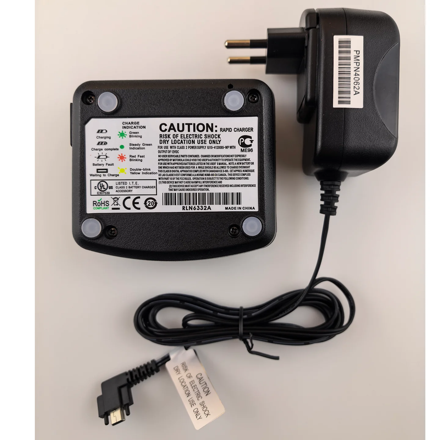 モトローラ-a10-12-a16-a12d-a9d-ウォーキートーキーバッテリー-rln6332a-ドック充電器-モトローラ業務用無線機器対応