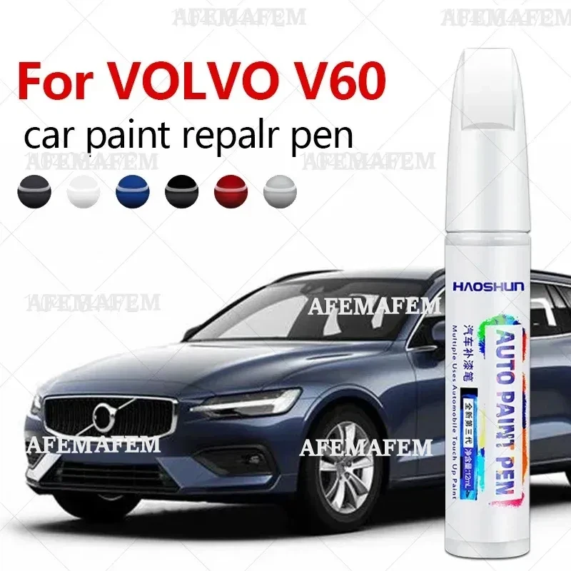 For VOLVO V60 2010-2025 P1 SPA Paint Repair Pen Touch Up Scratch Remover DIY Auto Accessories Black White Blue Red Silver Grey