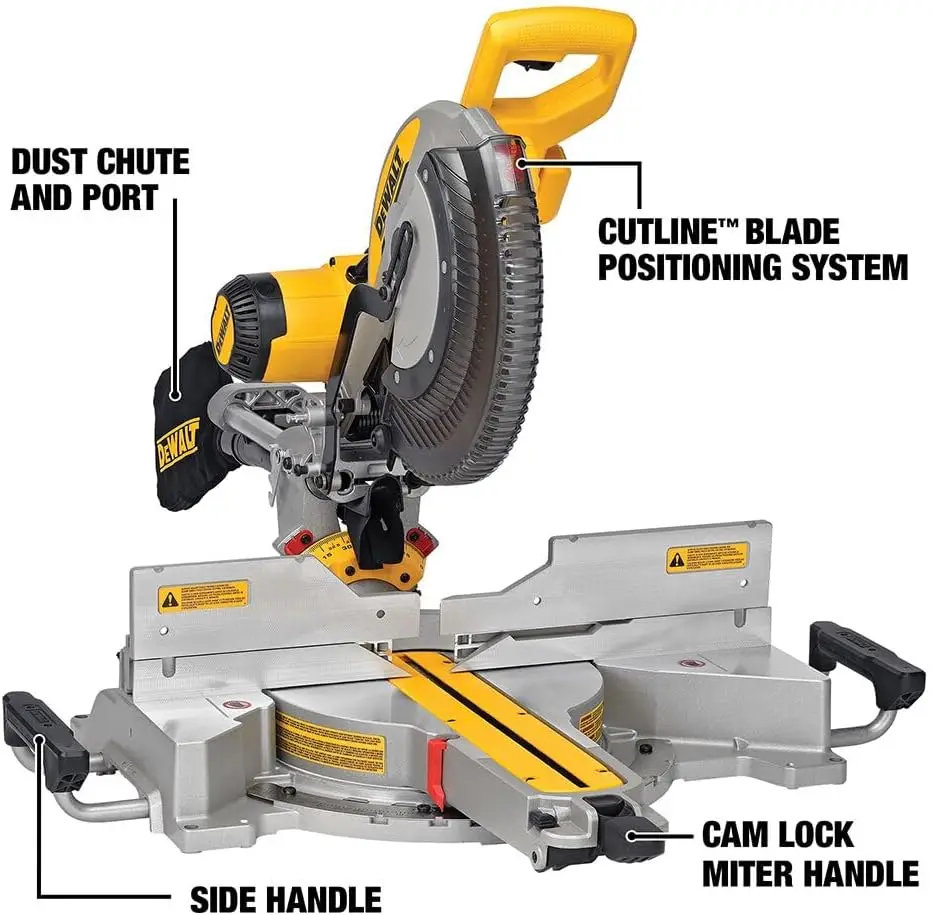 Double Bevel Sliding Miter Saw, 12-inch, Compound