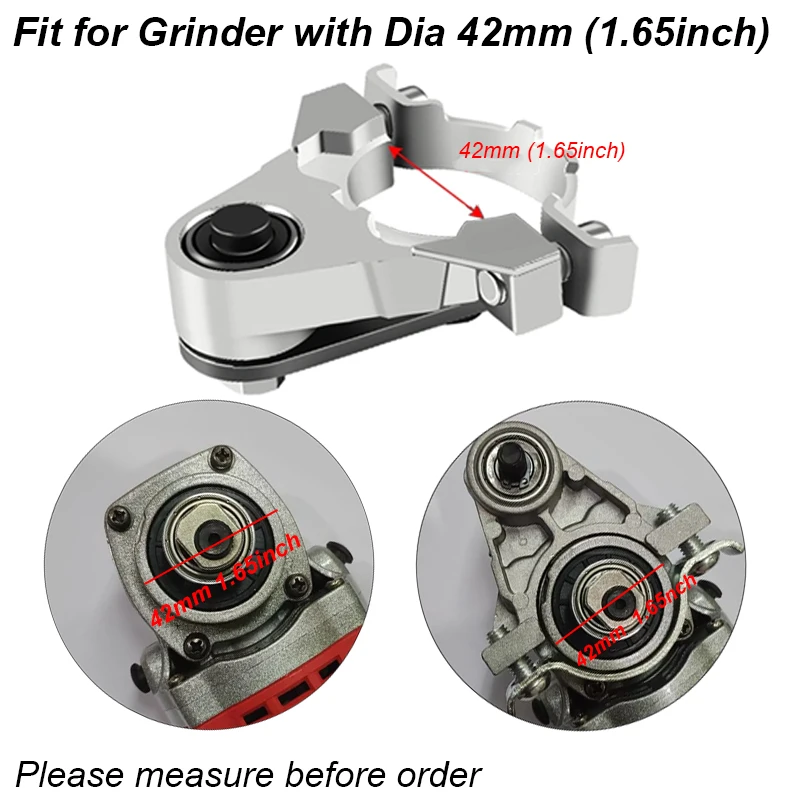 Multifunctional Angle Grinder Attachment Converter Oscillate Saw Blade Adapter Multi Power Tool Part M10 M14 Type 100 115 125 view 5