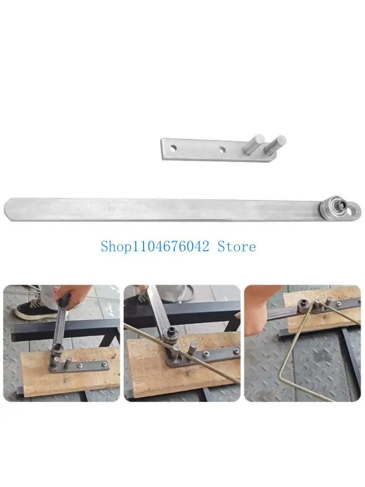 

652F Low Noise Industrial Metal Wire Bending Device 1 to 10mm Thick Wire Shaping Tool Heavy Duty High Carbon Steel Structure