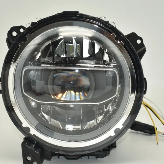 LED Headlight 9 Inch Headlights Hi/Low Beam Halo DRL Lights E24 FOR Jeep Wrangler JL Gladiator JT 2018-2024 2019 2020 2021 2022