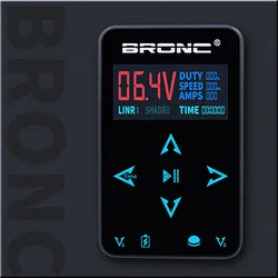 BRONC Power Supply For Two Tattoo Machine Gun UPGRADE Touch Screen Intelligent Digital LED Display Supply